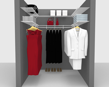 Walk In Wardrobe Packages - up to 6'/ 1.83m Square