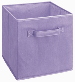 878 - Light Purple Fabric Drawer