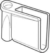 415 - Angle shelf mount bracket.