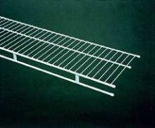 73166 - 1.83m / 6' length of Shelf & Rod 25.4cm / 10'' deep shelving