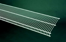 74026 - 1.83m / 6' length of CloseMesh 30.5cm / 12'' deep shelving