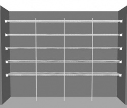 Utility layout 1, 3.05m / 10' wide