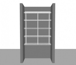 Utility layout 2, 1.22m / 4' wide