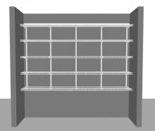 Utility layout 2, 2.44m / 8' wide