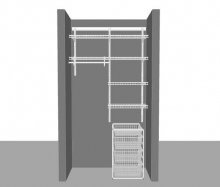 Utility layout 4, 1.22m / 4' wide