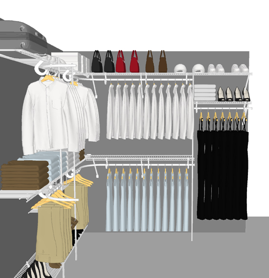 Create Closet Zones And Maintain Order In Your Wardrobe