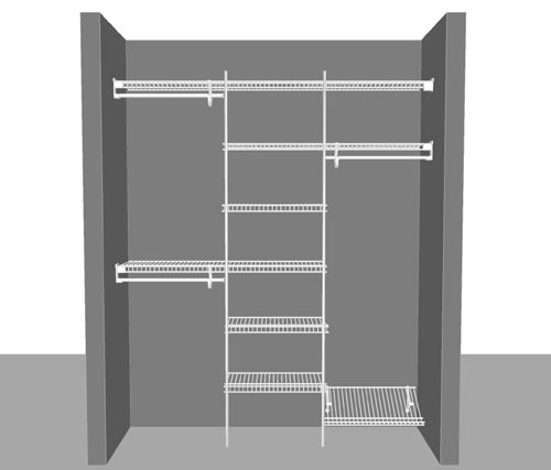 Closetmaid Wire Shelving Wardrobe Solutions Declutter Organise