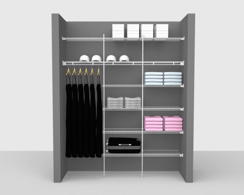 Fixed Mount Package 4 - Linen shelving up to 1,83m/ 6' wide
