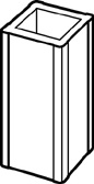 314 - Shelf Support Pole Connector