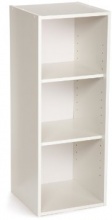 8987 - ClosetMaid 3 Shelf Laminate Stackable Organiser White