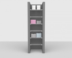 Fixed Mount Bathroom Package 3 - Linen shelving up to 0,61m/ 2' wide