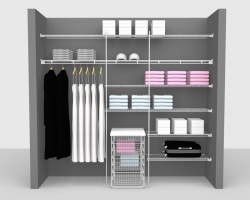 Fixed Mount Package 5 - Linen shelving up to 2,44m/ 8' wide