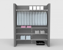 Fixed Mount Package 6 - Linen shelving up to 1,83m/ 6' wide