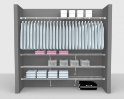 Fixed Mount Package 6 - Linen shelving up to 2,44m/ 8' wide