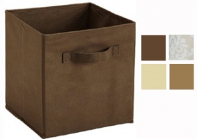 Cubeicals Natural / Brown Fabric Drawers