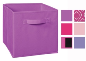 Cubeicals Pink/ Purple Fabric Drawers