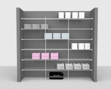 Fixed Mount Package 1 - Linen shelving up to 2,44m/ 8' wide