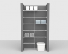 Fixed Mount Package 2 - Linen shelving up to 1,22m/ 4' wide