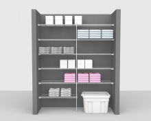Fixed Mount Package 2 - Linen shelving up to 1,83m/ 6' wide