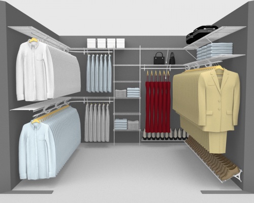 Fixed Mount Package 3 - SuperSlide shelving up to 2,74m/ 9' square