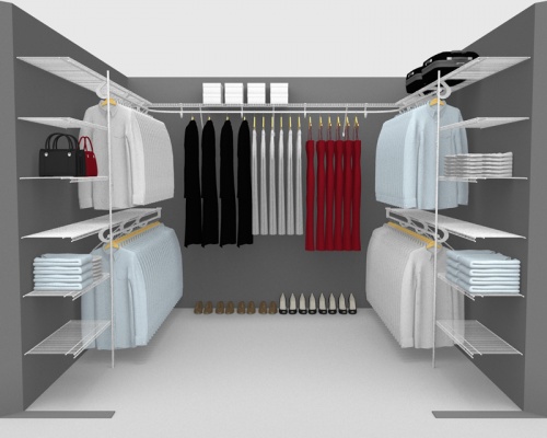 Fixed Mount Package 4 - SuperSlide shelving up to 2,74m/ 9' square