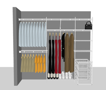 Organise My Home - How TO Design a Reach In Wardrobe